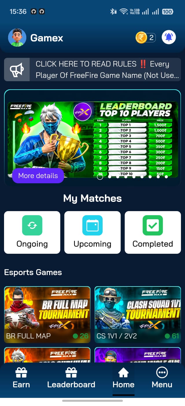 gamex Battle App Preview